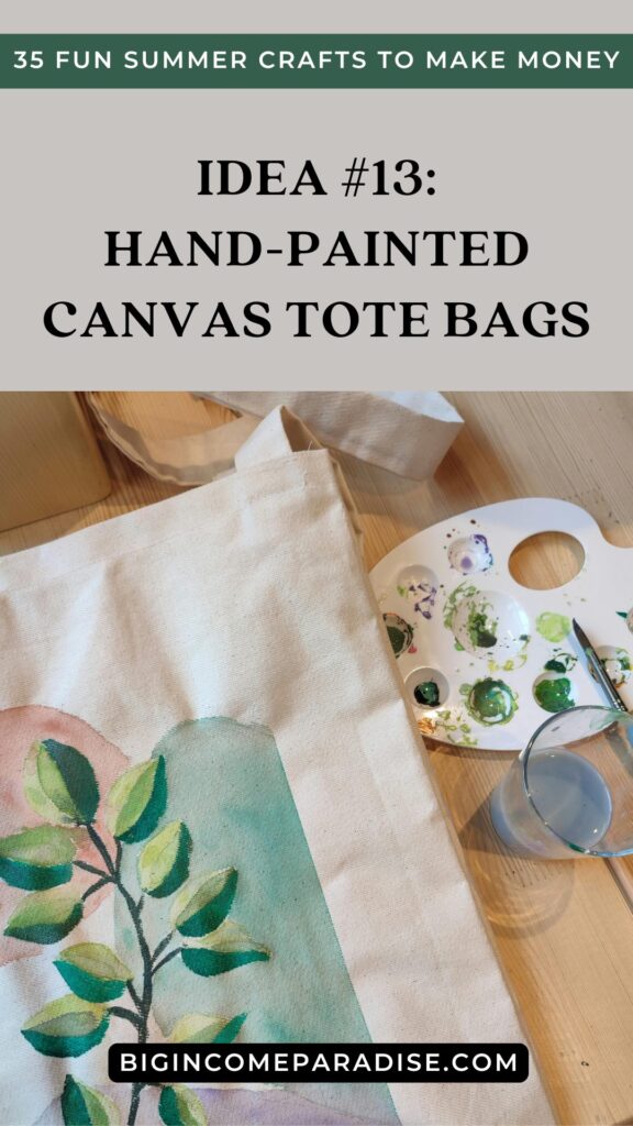 Hand-Painted Canvas Tote Bags