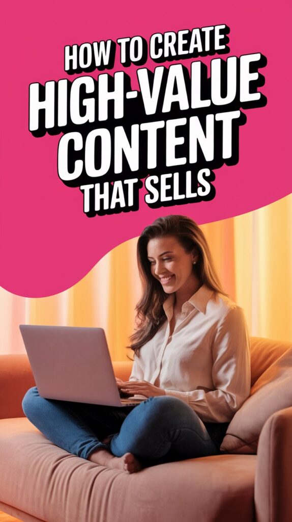 How To Create High-Value Content That Sells - Using AI