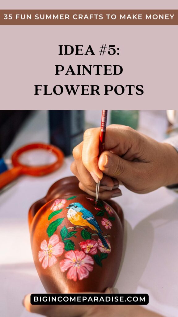 Painted Flower Pots