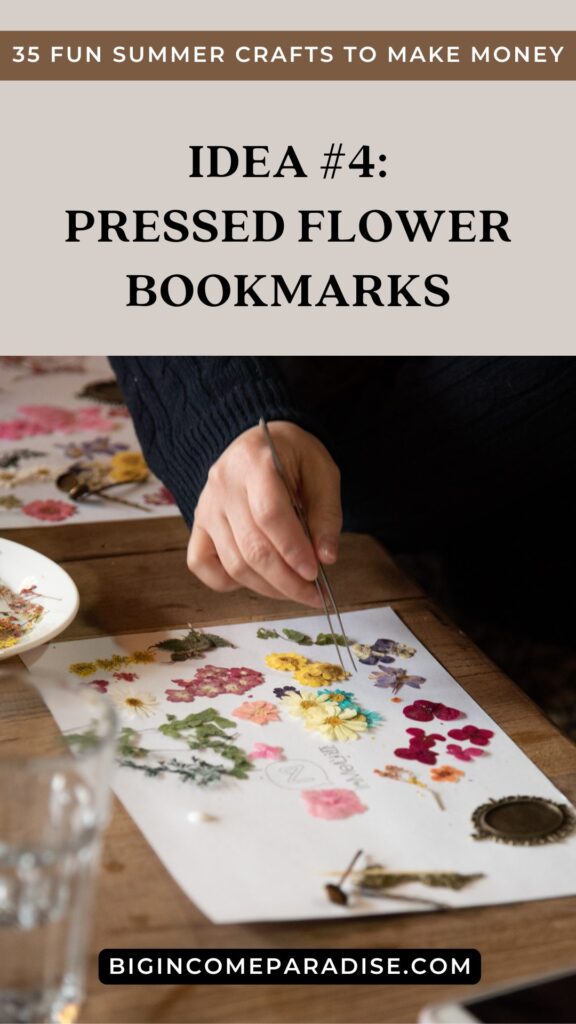 Pressed Flower Bookmarks