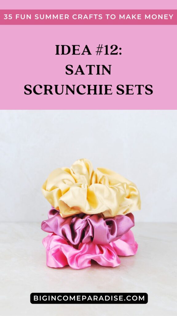 Satin Scrunchie Sets