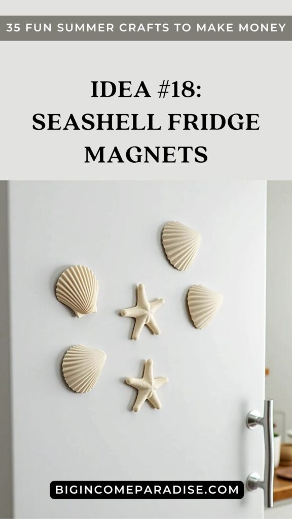 Seashell Fridge Magnets