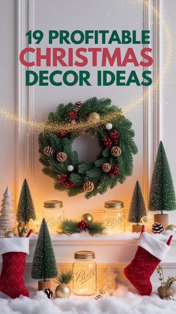 If you’re looking for ways to make money with your creativity, these Christmas decor ideas will inspire you. You’ll find everything from simple diy Christmas decorations to beautiful designs that fit the Christmas aesthetic and bring you extra income.