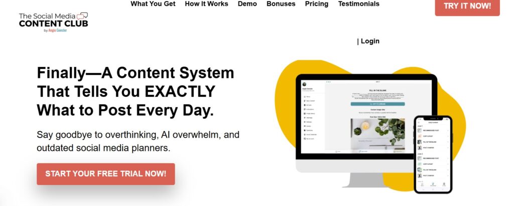 Social Media Content Club