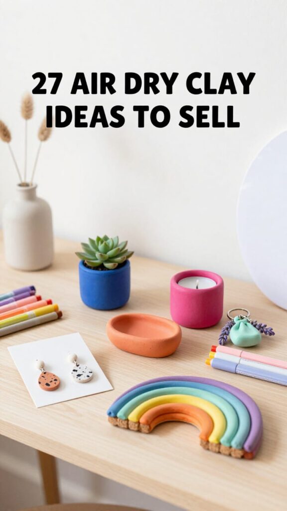Clay Ideas that help you skip the guessing and start selling faster. These air dry clay projects are easy to follow, even if you do not feel “creative.” You can make money by picking items that buyers instantly understand and want as gifts. These small clay projects work great as sets, bundles, and add-ons at checkout. These cute clay ideas are the kind people impulse buy because they are pretty and useful.