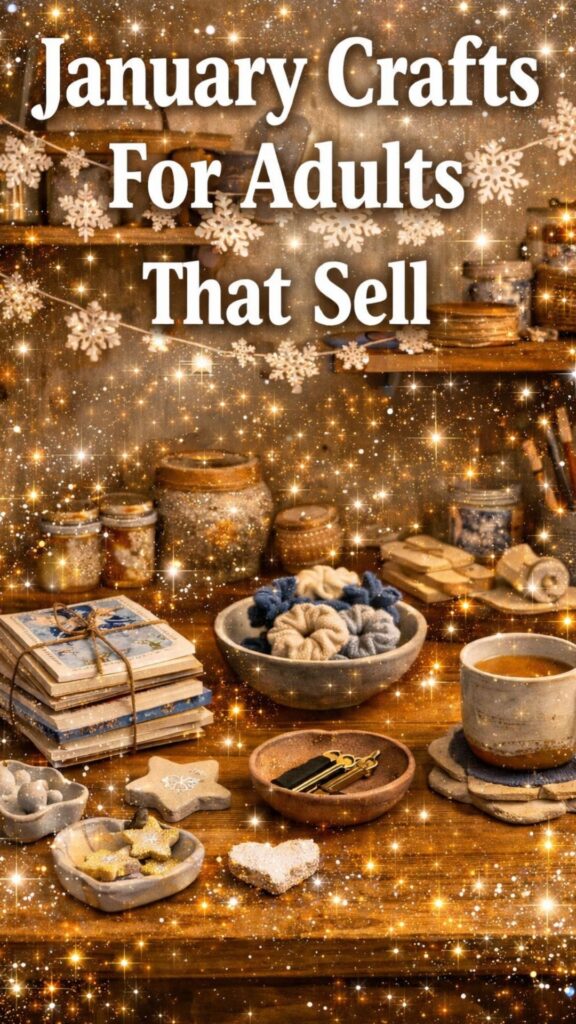 If you want January Crafts that do not feel complicated, this post will help you pick the right projects. You will find easy crafts to sell that are simple to repeat, so you can batch them without stress. You can make money faster when you stick to a few designs and make them look clean and consistent. These are January crafts for adults that work well for online shops, markets, and local orders. The list includes quick crafts to sell so you can build momentum instead of getting stuck.