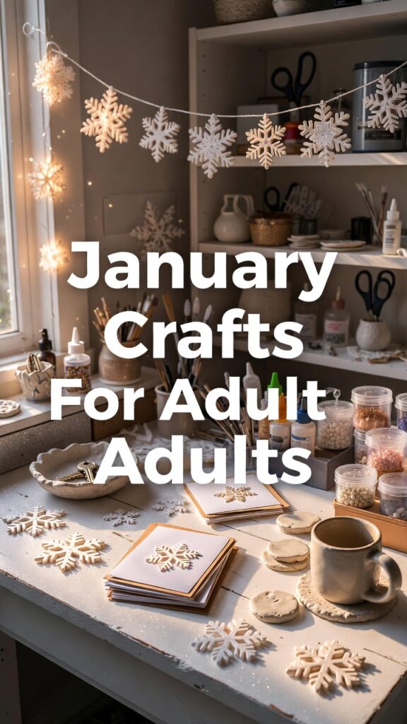 These January Crafts are perfect if you are new and you still want your items to look polished. You will get easy crafts to sell that photograph well and feel like something people would pay for. You can make money by choosing projects that are simple, useful, and easy to ship. This post is full of January crafts for adults that fit the winter vibe without being boring. You will also find quick crafts to sell so you can create more products in less time.