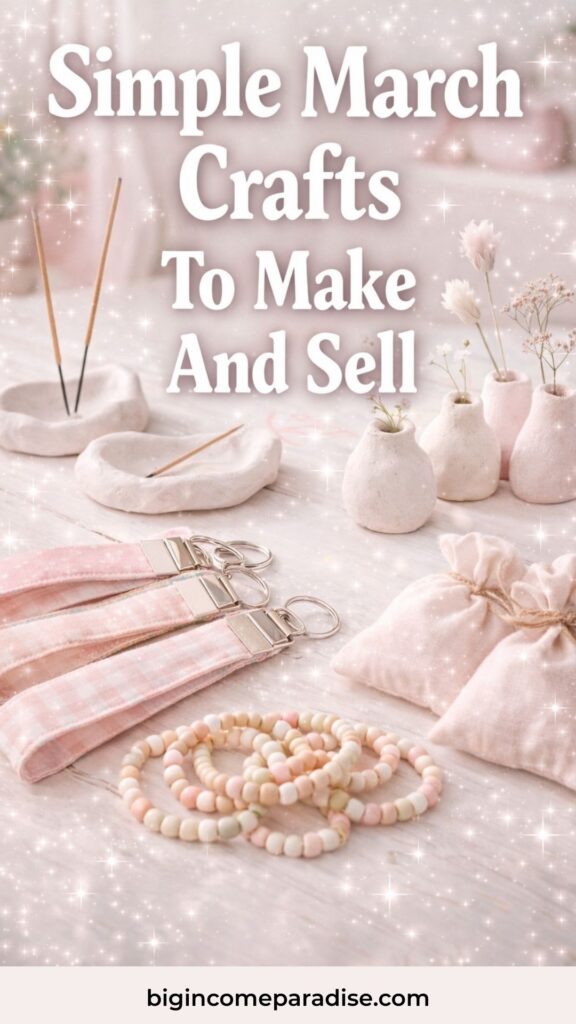 March Crafts help you create products that feel seasonal and fresh. You can make money by focusing on items people can use or gift. March crafts for adults are easier when you stick to clean designs. You can start making profit from your beautiful art by selling small sets. Have fun with these spring crafts and keep it stress free.