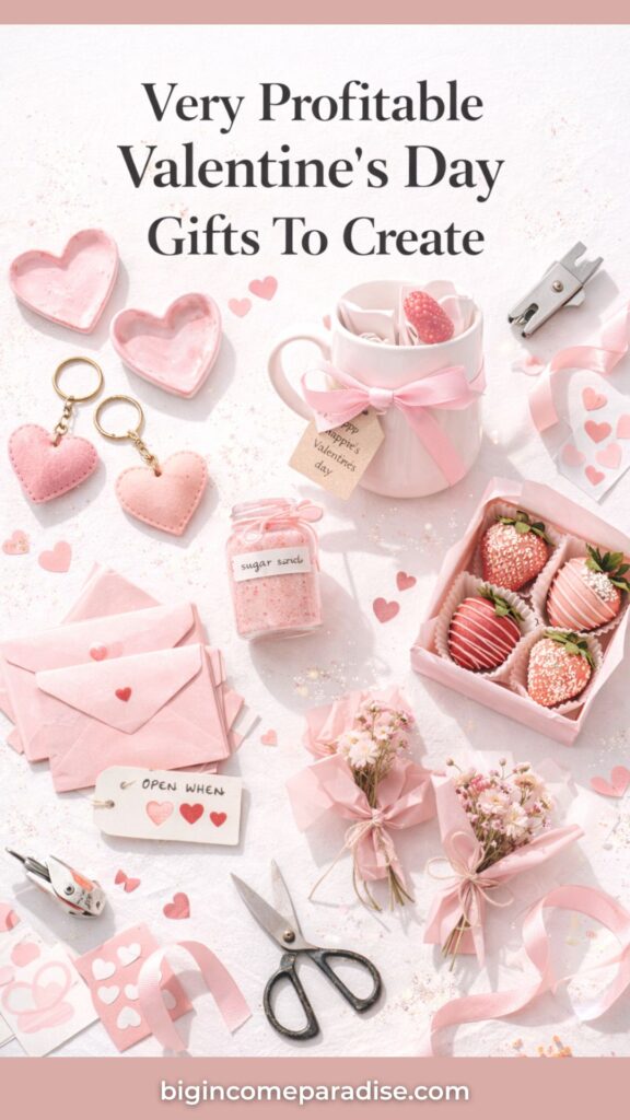 You’ll find Valentine's Day gifts that sell without needing fancy tools. It’s possible to make money by keeping the designs small and repeatable. This post shares Valentine's Day ideas that look great in photos. You can have fun while making a profit because the vibe stays light and creative. You'll find Valentine's gift ideas for boyfriend, girlfriend, friends, and so much more. Pin these Vday gifts so you don’t forget them.