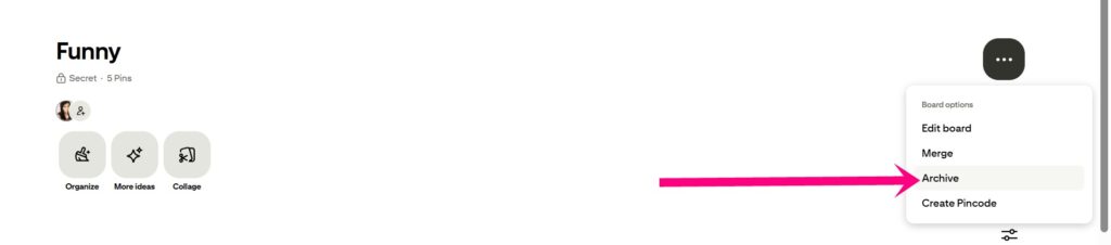 Archive your Pinterest Boards