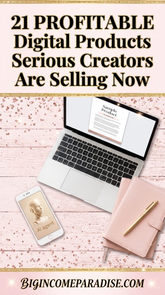 If you want to sell digital products online but are not sure what to make, this post covers 21 of the most profitable digital products serious creators are actually selling right now. You will find niche examples so you can see exactly how each idea fits different audiences. Pricing breakdowns are included so you can go in with realistic expectations. There is also guidance on how to pick your next idea based on what makes sense for you. 