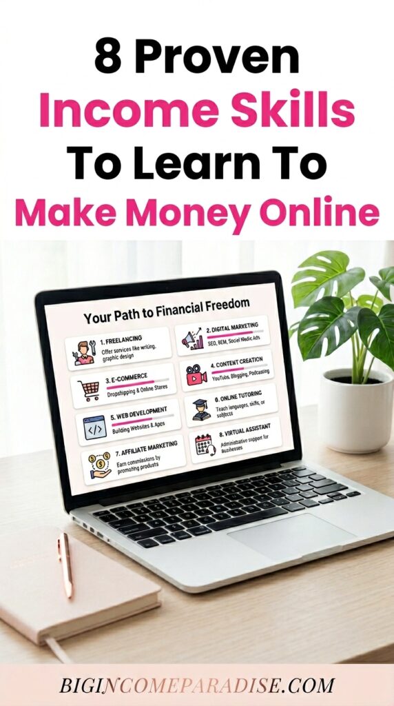 8 Proven Income Skills To Learn To Make Money Online