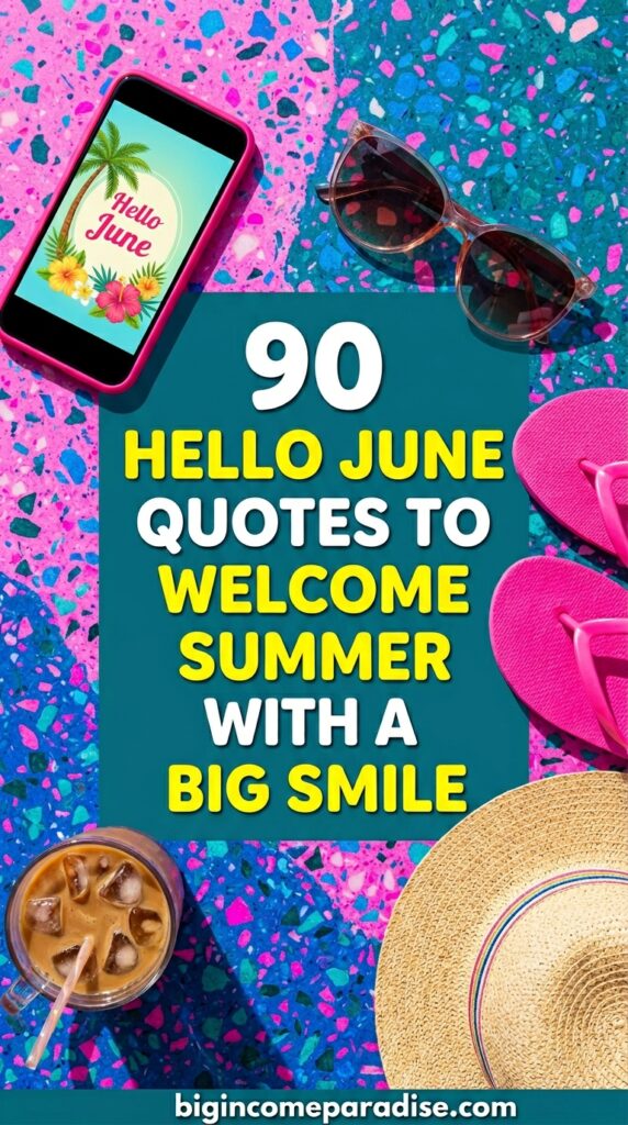 Looking for hello June quotes that actually feel good to read? This list has short ones, funny ones, positive ones, and even goodbye May hello June quotes. 