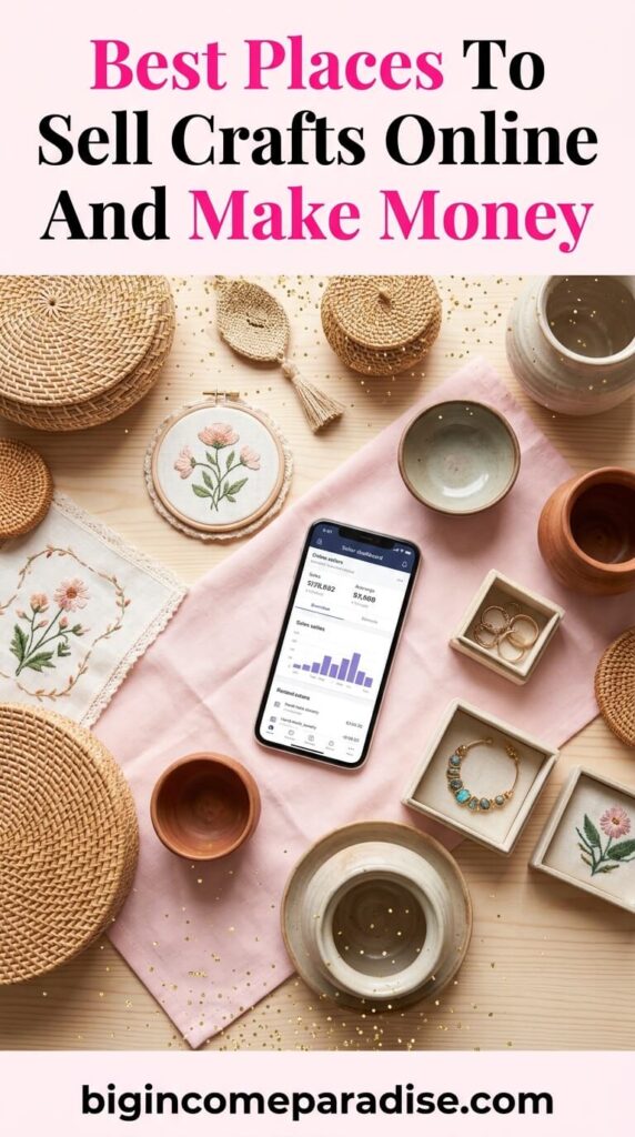 Figuring out where to start selling your crafts online does not have to feel overwhelming. This post covers many different platforms that are great for selling handmade goods. Whether you are just starting out or looking to branch out, having a solid list of options makes it easier to choose. Each platform on the list gives you a real opportunity to get your crafts in front of buyers.
