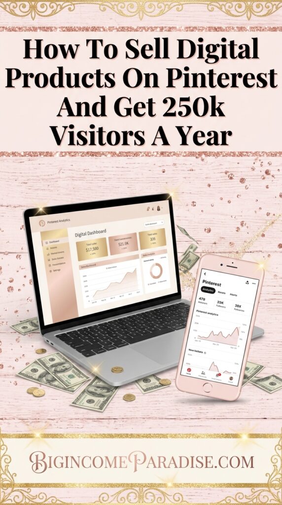 How To Sell Digital Products On Pinterest And Get 250k Visitors A Year