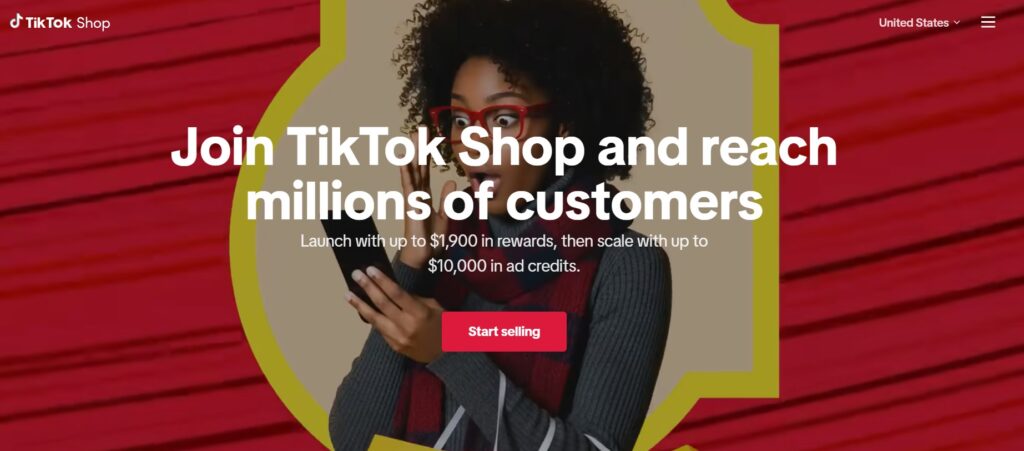 Screenshot from TikTok Shop