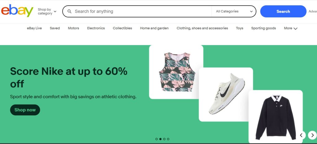 Screenshot from eBay