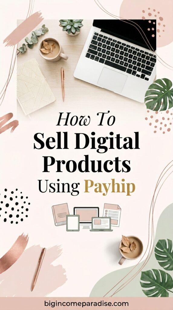 Setting up a Payhip online shop is honestly one of the easiest things you'll do for your business. Whether you're selling coaching, ebooks, printables, physical products, memberships, or courses, Payhip handles the delivery and taxes for you. You just upload your files and start making money online.
