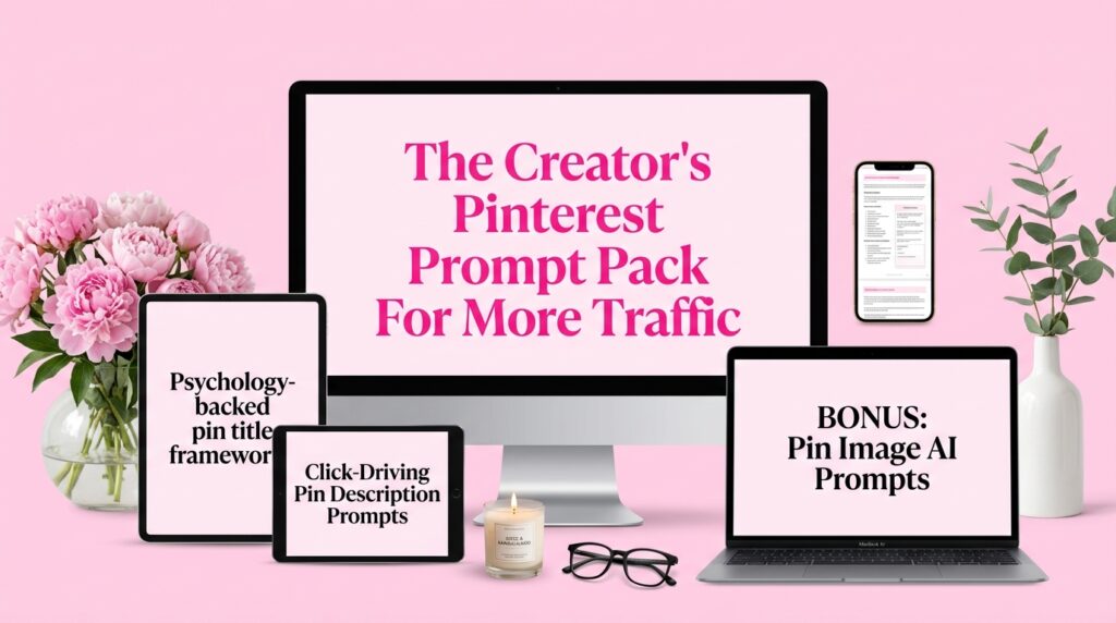 The Creator's Pinterest Prompt Pack For More Traffic