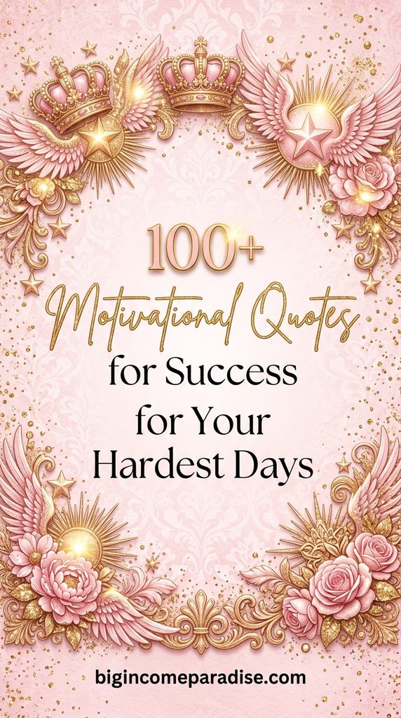If you're having one of those days where nothing feels like it's working, this one's for you. I put together 127 motivational quotes for success covering hard work, mindset, and quotes about success from people who actually built something real. Save this pin so you can come back to it anytime you need a reset. Head over to my blog and get inspired by the quotes.