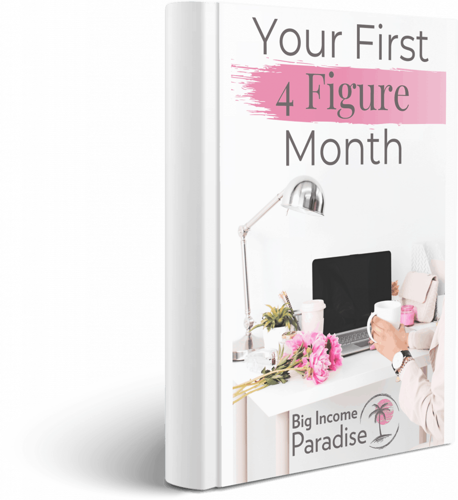 Your First 4 Figure Month e-book cover