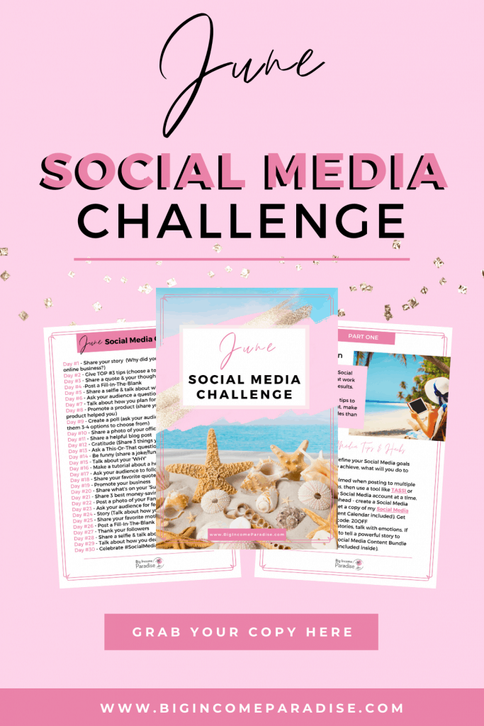 June Social Media Challenge For Business
