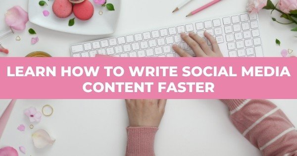 Learn How To Write Social Media Content Faster | Big Income Paradise