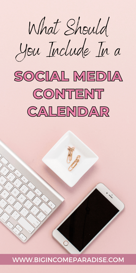 What Should You Include In A Social Media Content Calendar