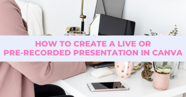 recorded presentation tips