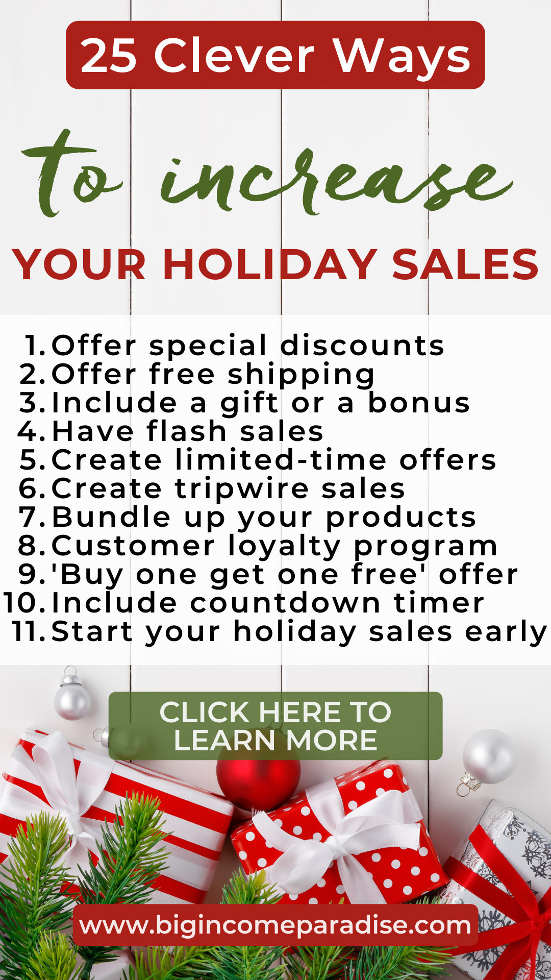 How To Effortlessly Increase Holiday Sales (25 Clever Ways)