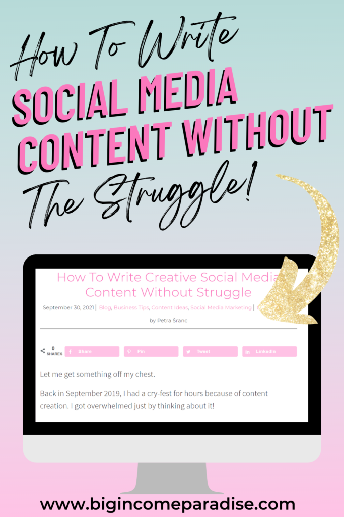 How To Write Creative Social Media Content Without Struggle