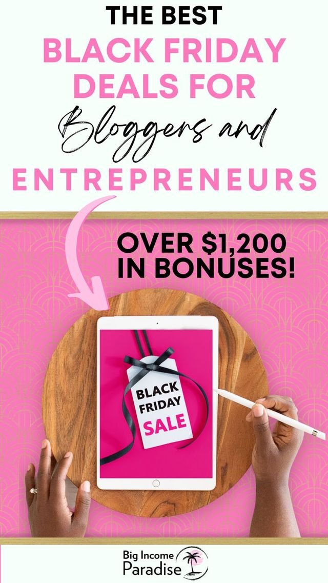 Best Black Friday Deals For Entrepreneurs And Bloggers 2021