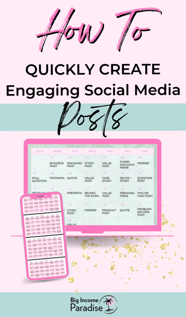 How To Quickly Create 30 Days Of Engaging Social Media Posts For Free