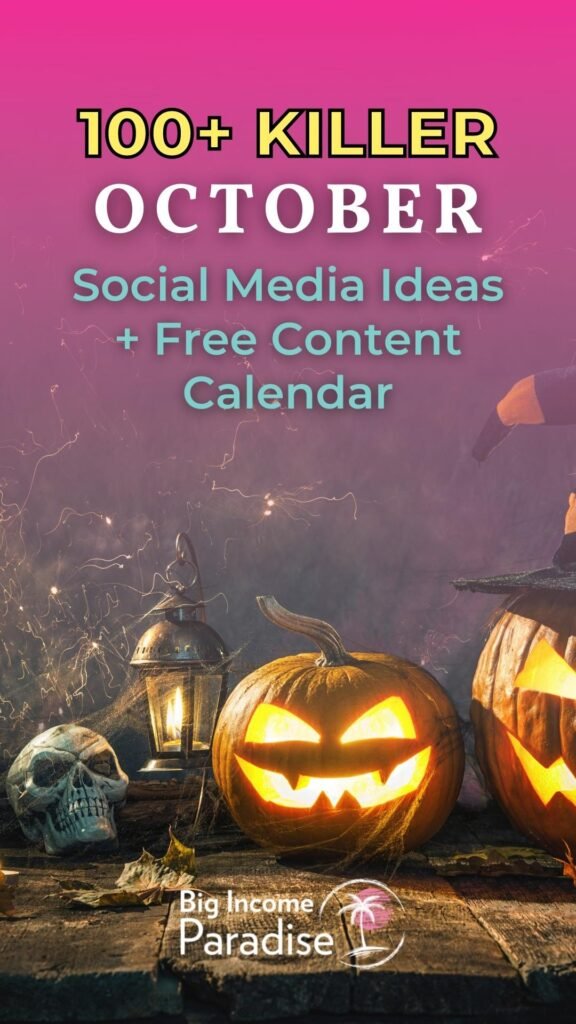 100+ Killer October Social Media Ideas + Free Content Calendar