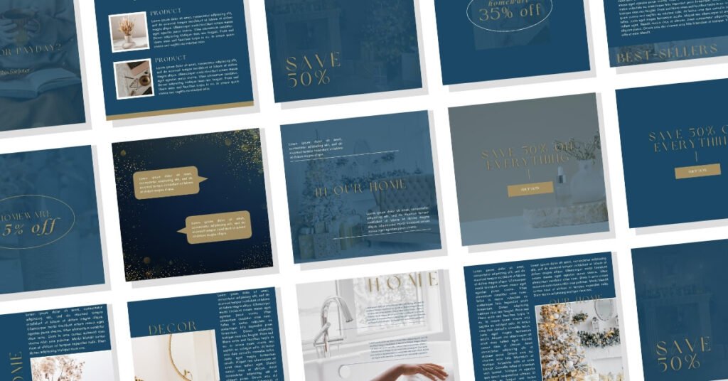 The Luxe Home Graphic Templates
