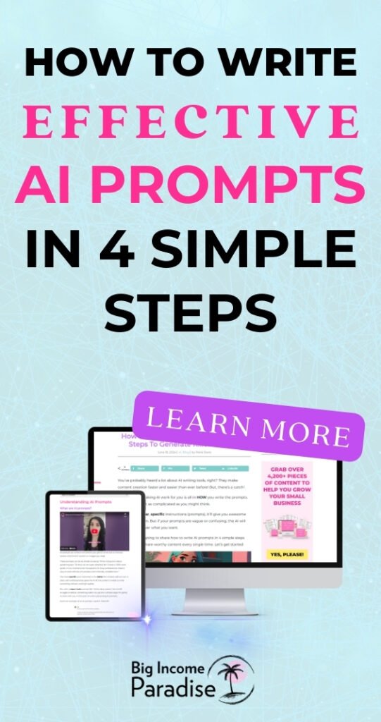 How to Write Effective AI Prompts in 4 Simple Steps To Generate Killer Content