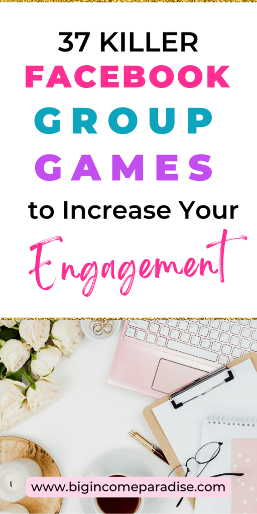 37 Killer Facebook Group Games to Increase Engagement. Social Media Content Ideas for Engagement.