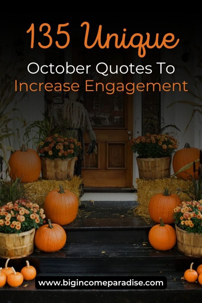 October Quotes