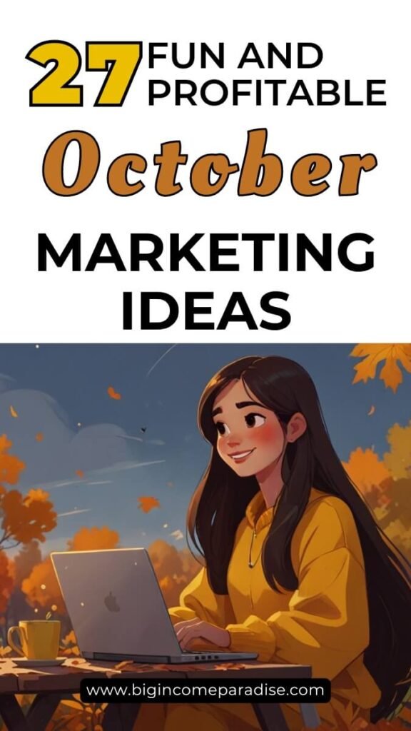 fun and profitable october marketing ideas