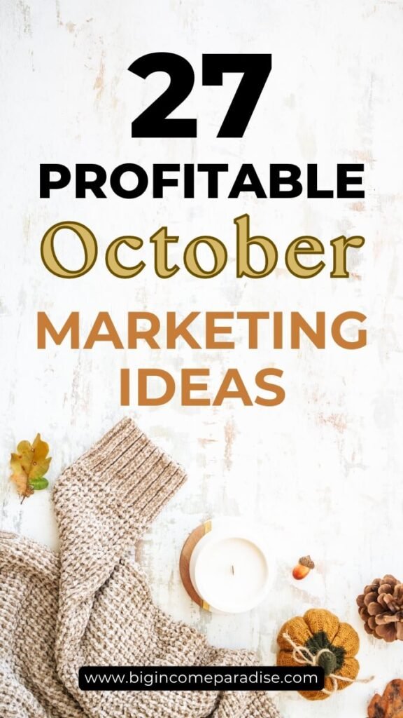 october marketing ideas