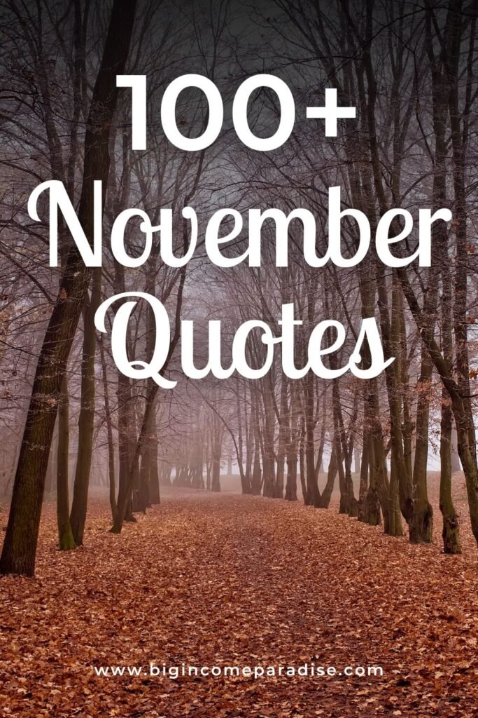 november quotes