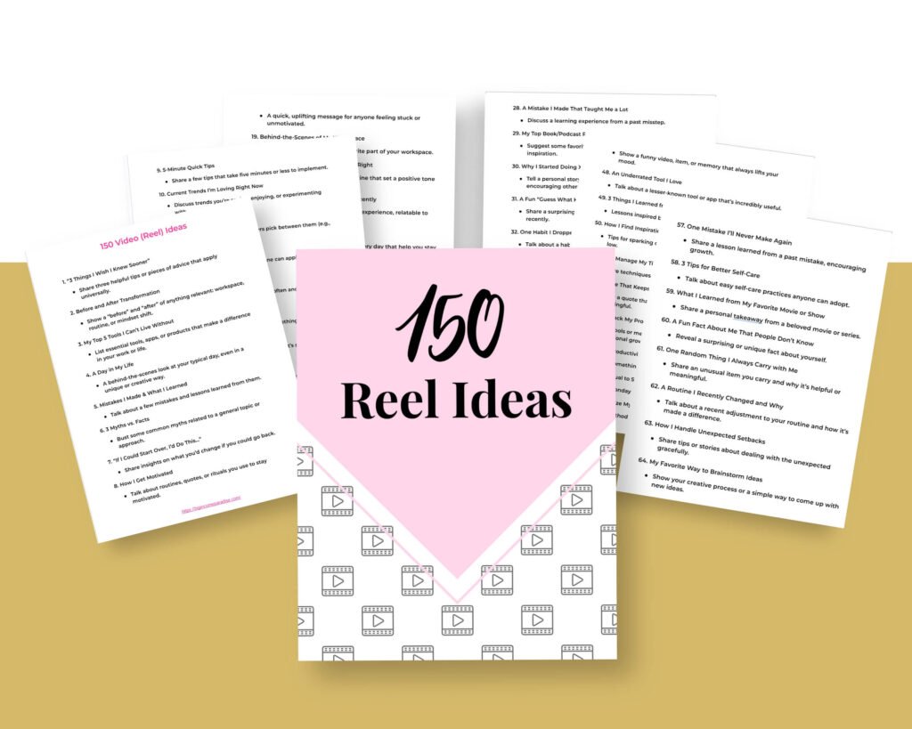 150 Reel Ideas