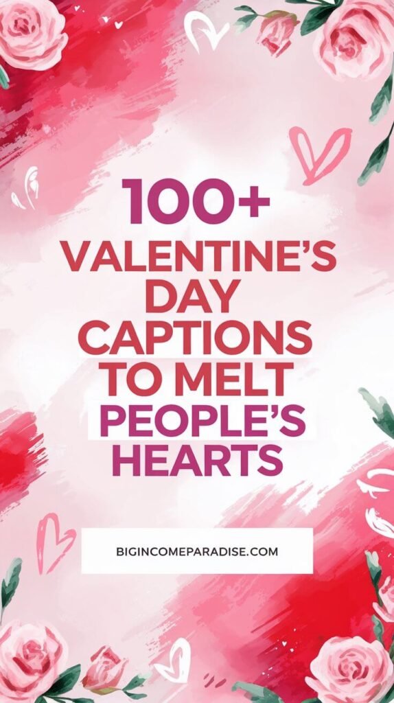 100+ Valentine’s Day Captions to Melt People's Hearts