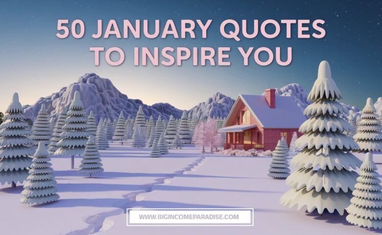 50 January Quotes to Motivate You