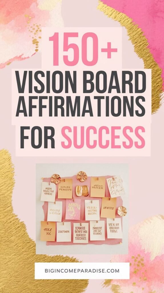 Powerful Vision Board Affirmations for Manifestation and Success