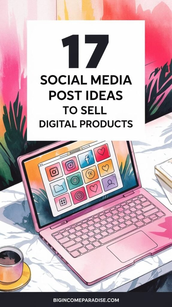 17 Easy Social Media Post Ideas to Sell Digital Products