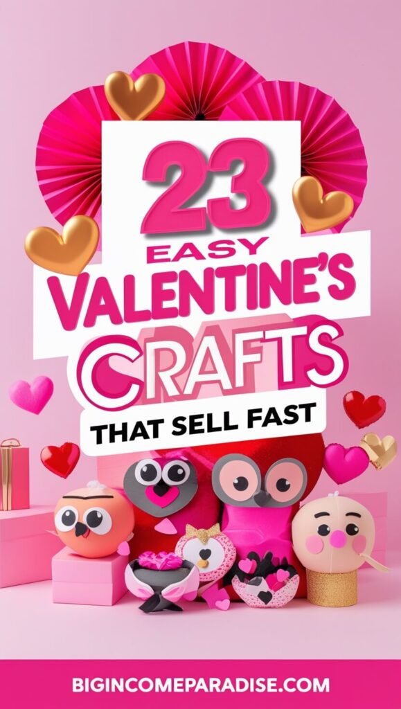 23 Easy Valentine's Day Crafts That Make Money