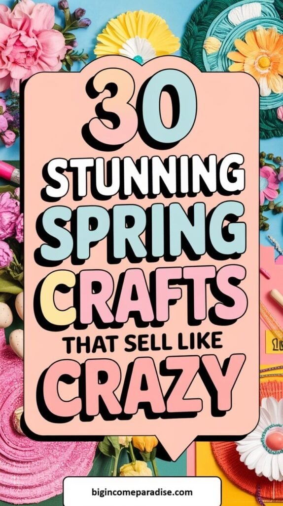 30 Stunning Spring Crafts to Sell That Buyers Will Love