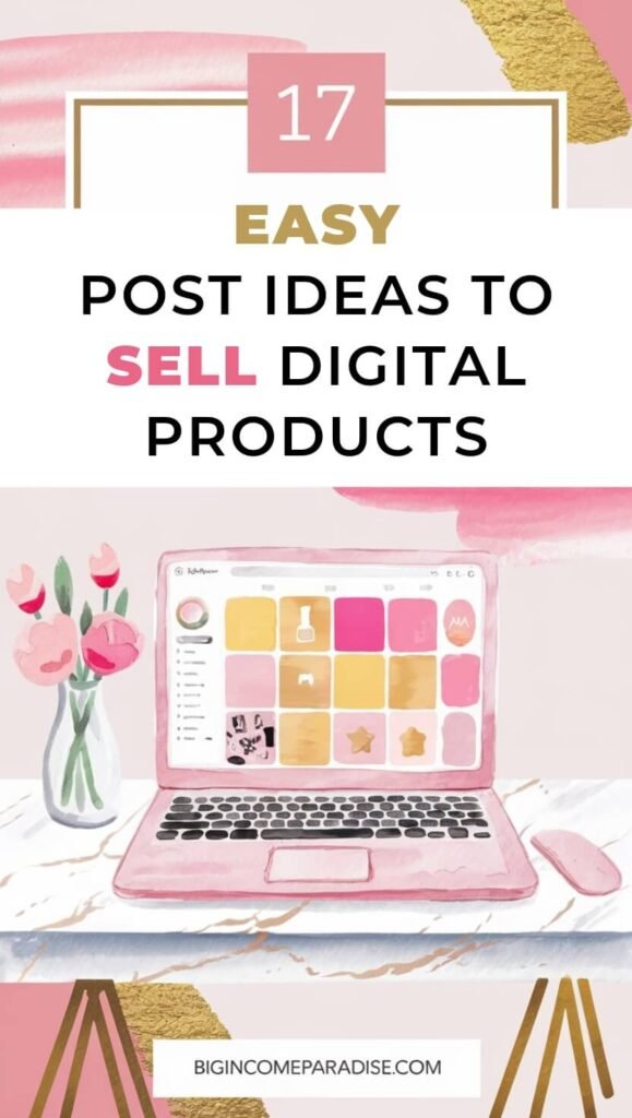 Easy Social Media Post Ideas to Sell Digital Products