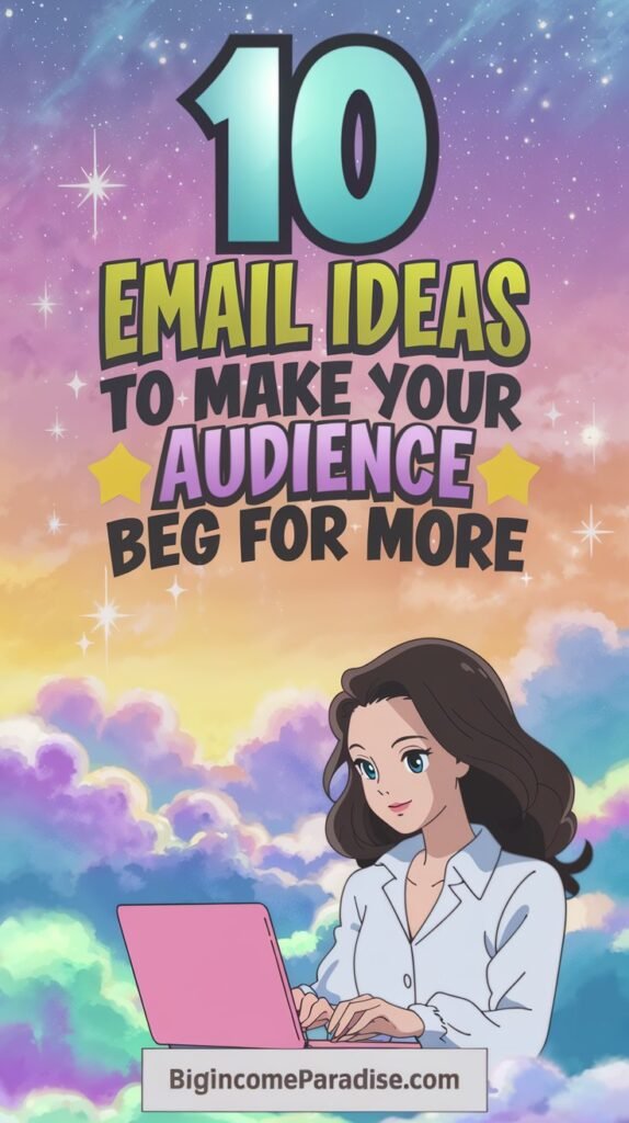 10 Email Ideas To Make Your Audience Beg for More